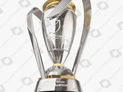 MLS Cup Trophy - Major League Soccer Philip F Anschutz Trophy 3D model