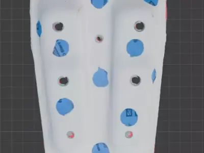 Subaru Jack Pad 20510AC000 3D Scan 3D model