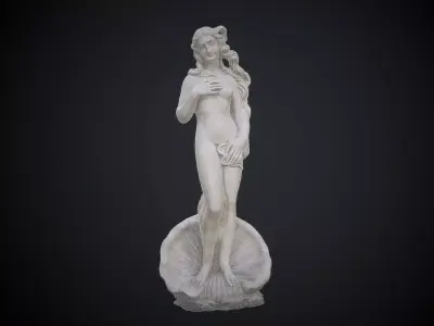 The Birth of Venus 3D model