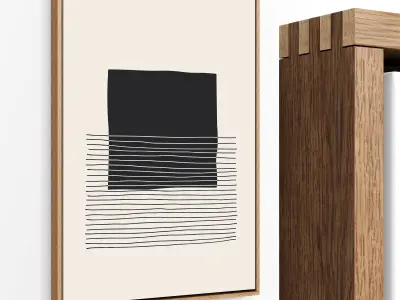 Plaster Two Frame 25 Low-poly 3D model