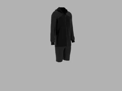 Sport Suit Low-poly 3D model 33