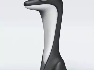 Smile Lizard Creature Figure Fan Art Toy 3D print model