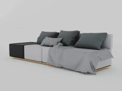 Sofa Model 01 3D model