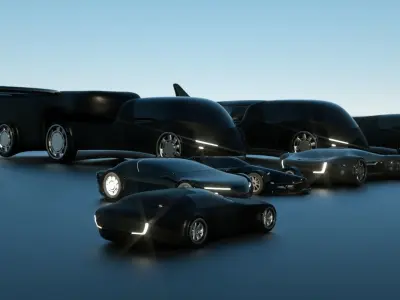 Future Vehicles Collection 3D model