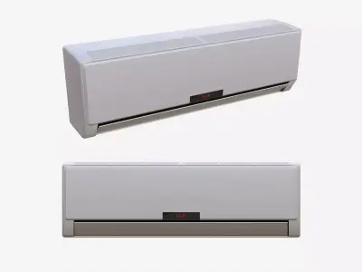 Wall mounted conditioner 3D model