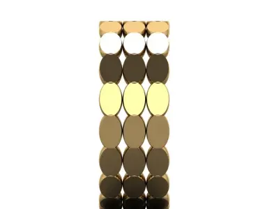 Flat bead band Free 3D print model