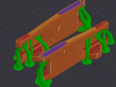 Rear Arms Bulkhead 2WD Circuit Ruckus Torment 70462 3D print model