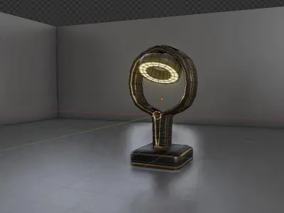 Luxury Lamp - High-Quality 3D Model  Free low-poly 3D model