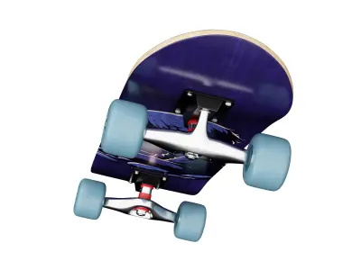 Skateboard 04 3D model