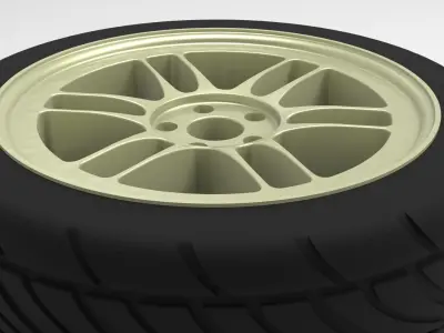 ENKEI RPF1 heel storage box 3D print model