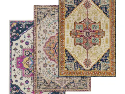 Rug Set 1151 3D model