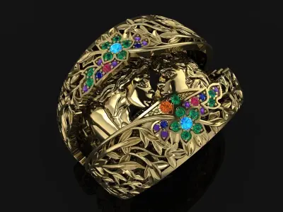 Magerit Secret Ring  3D print model