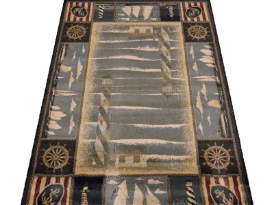 Rug Set 800 3D model