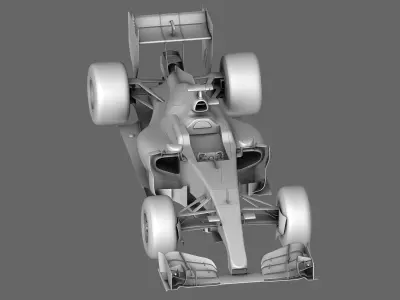 F1 Mercedes AMG W06 Season 2015 3D model