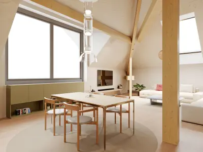 Loft Interior Design 3D model