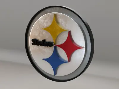 NFL Pittsburgh Steelers Logo 3D model