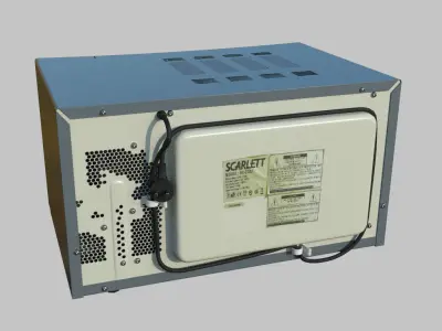 Microwave oven 3D model