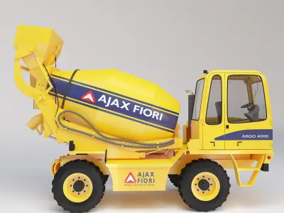 Mixer Truck 3D model