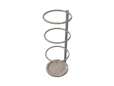 Modern Design Umbrella Stand v1 004 Low-poly 3D model