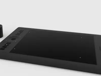 wacom tablet intuos 5 3D model