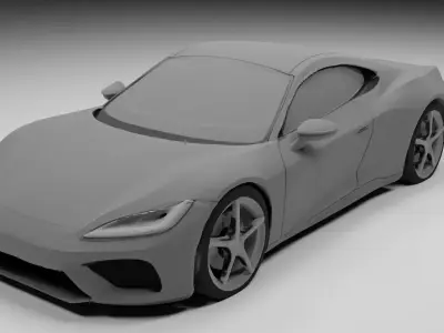 Ferrari 488 Fictional 3D model