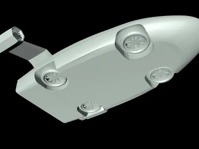 Air Car fiction 3D model