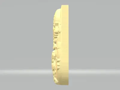 Fuhu Arhat Pendant 3D print model