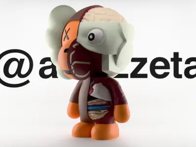 Kaws Bape Milo Flayed Open for Print 3D print model