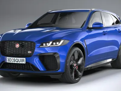 Jaguar F-Pace SVR 2021 3D model