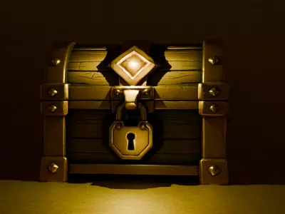 Legendary Golden Chest 3D print model