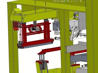 Large Packing Machine for Industrial Use 3D model