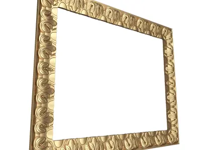 Classic Frame 024 Low-poly 3D model