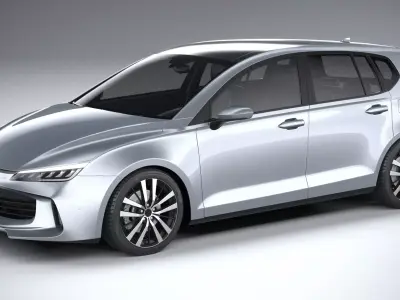 Generic Hatchback v1 2022 3D model