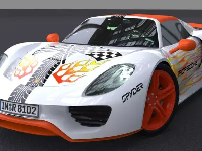 Porsche 918 3D model