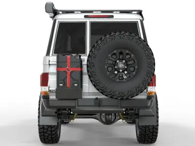 Toyota Land Cruiser LC70 2024  3D model