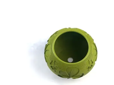 Clover leaf planter 3D print model