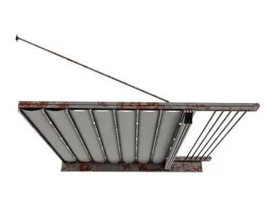 Motorized Pergola 1 worn 1 3D model