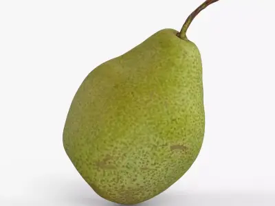 Photorealistic 3D scan of pear Low-poly 3D model