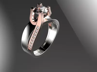 jewelry ring 165 3D print model