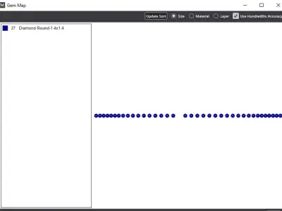 Bracelet Chopard Ice Cube with diamonds 3D print model