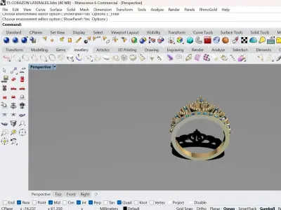 anillo de 15 3D model