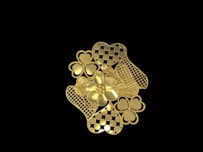 Fusion Gold Rings RAA01 3D print model