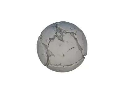 Stone Ball Low-poly 3D model