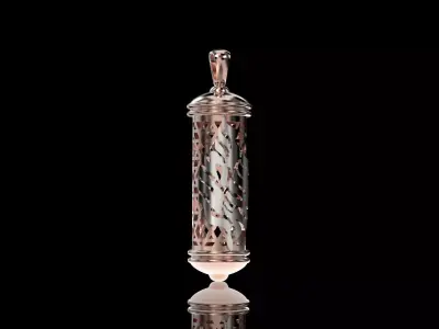  Shema Mezuzah Pendant 2 Sizes 3D print model