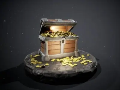 Next Generation Treasure Chest 3D model