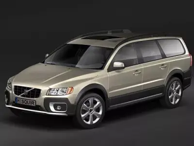 volvo xc70 2008 3D model