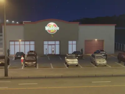 Waldos Mart Low-poly 3D model