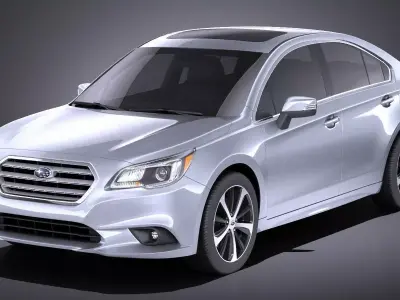 Subaru Legacy 2017 VRAY 3D model