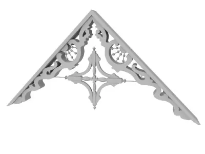 Gable Decoration 3 3D model