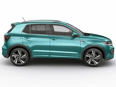 VW T-cross 2019 3D model